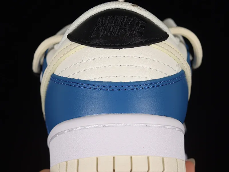 All categories Nk SB Dunk series Nk SB Dunk Low Low-top sneakers Nk Dunk Low Black, white and blue color matching Customized version of deconstructed strap casual sneakers DJ6188-100